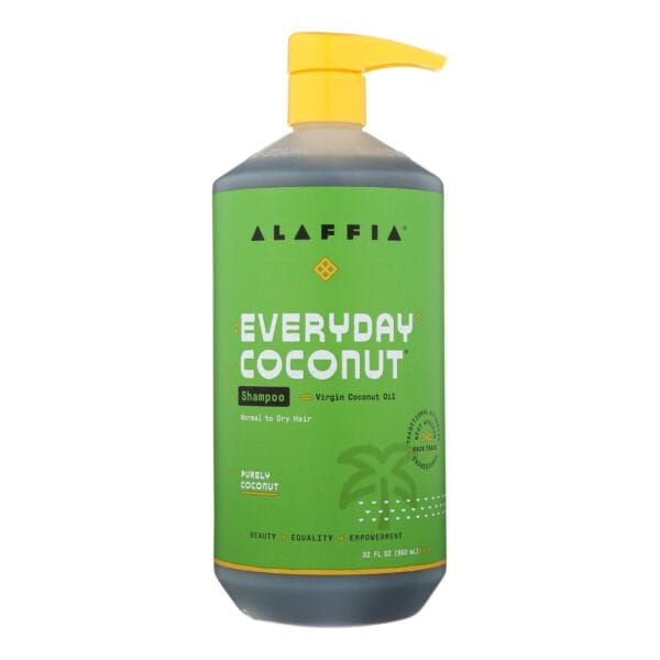 Alaffia - Everyday Shampoo - Coconut and Ginger - 32 fl oz. - Image 2