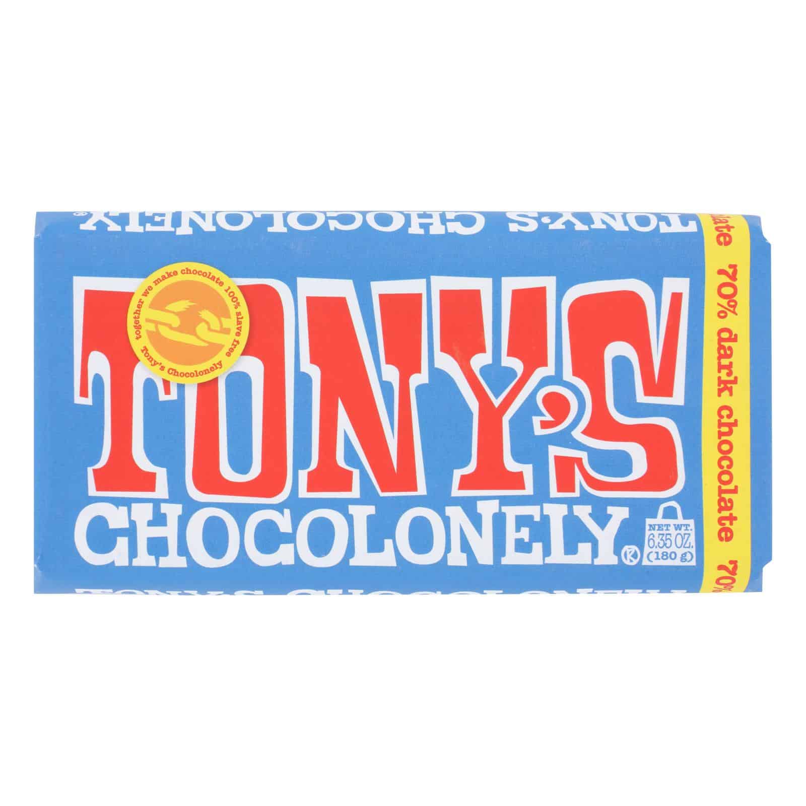 Tony's Chocolonely - Bar Chocolate Xtra Dark 70% - Case of 15 - 6.35 OZ - Image 3