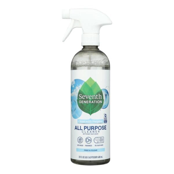 Seventh Generation - All-Purpose Cleaner - Free and Clear - Case of 8 - 23 fl oz. - Image 2