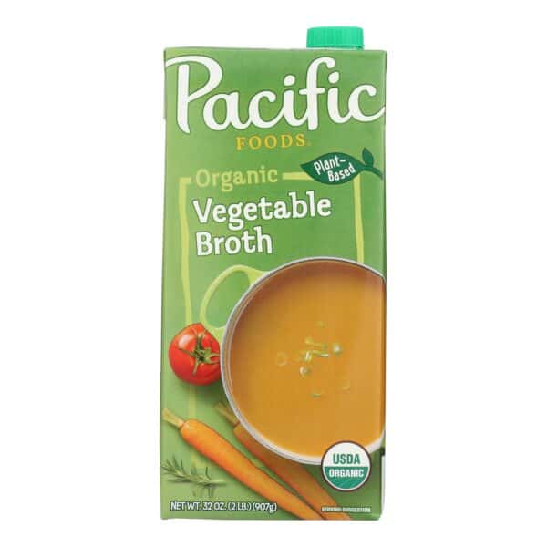 Pacific Natural Foods Vegetable Broth - Organic - Case of 12 - 32 Fl oz. - Image 3