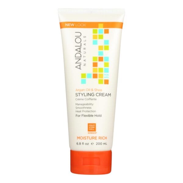 Andalou Naturals Argan Oil and Shea Styling Cream - 6.8 fl oz - Image 2