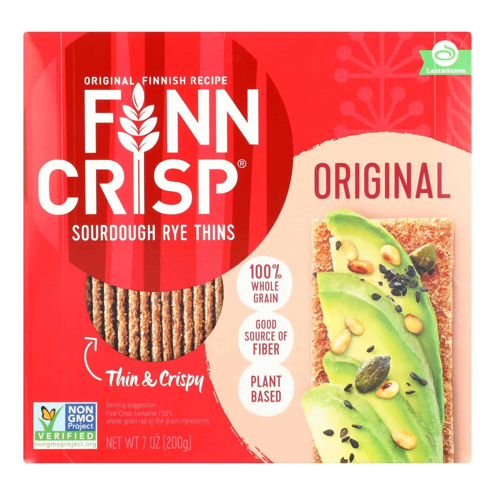 Finn Crisp Original - Whole Grain - Case of 9 - 7 oz. - Image 2