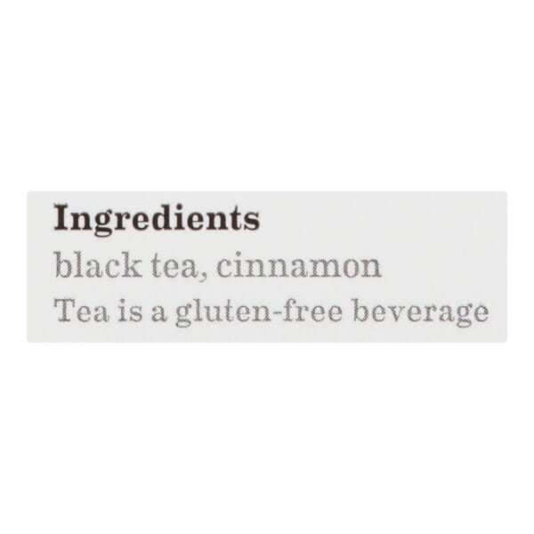 Bigelow Tea Cinnamon Stick Black Tea - Case of 6 - 20 Bags - Image 2