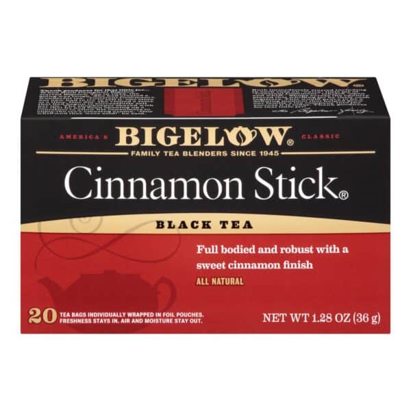 Bigelow Tea Cinnamon Stick Black Tea - Case of 6 - 20 Bags
