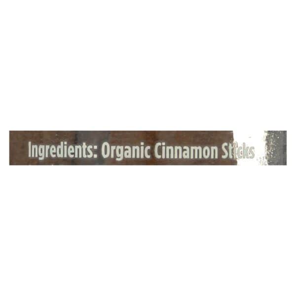 Spicely Organics - Organic Cinnamon - Sticks - Case of 3 - 6 Count - Image 2