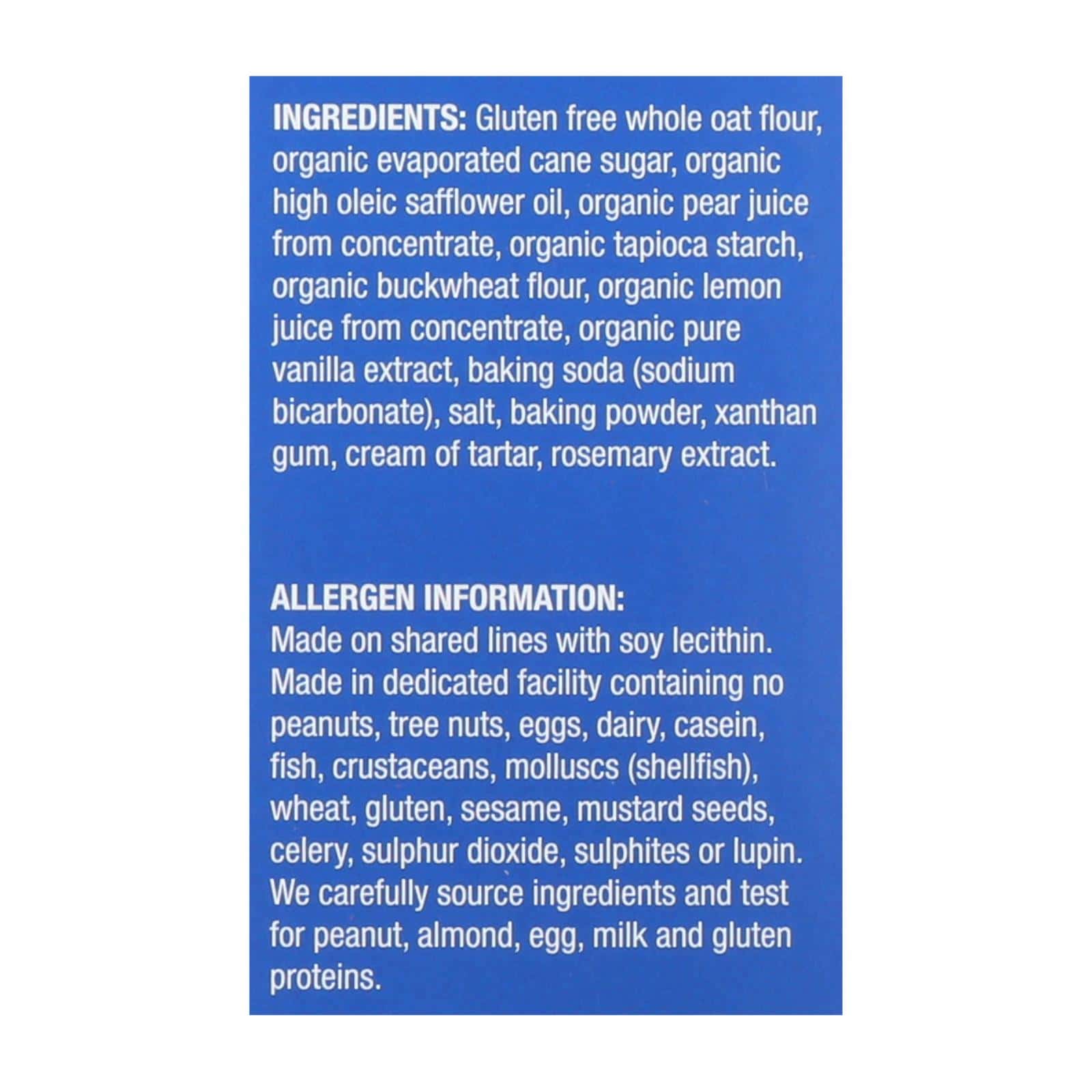 Homefree - Gluten Free Mini Cookies - Vanilla - Case of 6 - 5 oz.