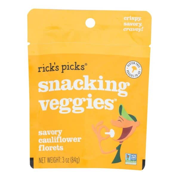 Rick's Picks - Veggies Snackng Cauliflwr - Case of 10-3 OZ