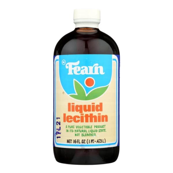 Fearn Liquid Lecithin - 16 fl oz - Case of 12 - Image 2