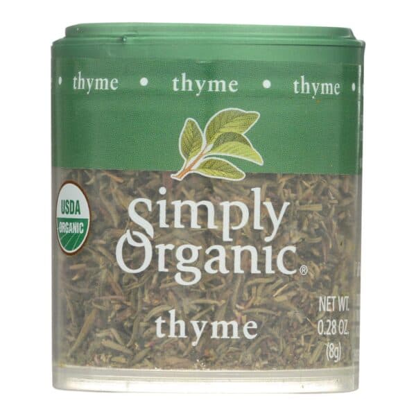 Simply Organic Thyme Leaf - Organic - Whole - Fancy Grade - .28 oz - Case of 6 - Image 2