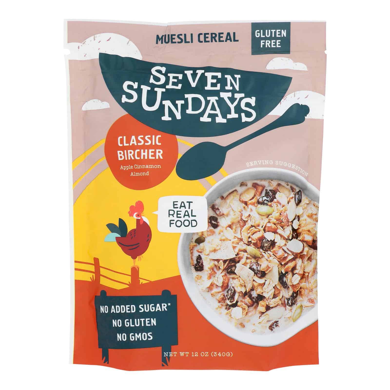 Seven Sundays Unsweetened Bircher Muesli - Case of 6 - 12 OZ - Image 3