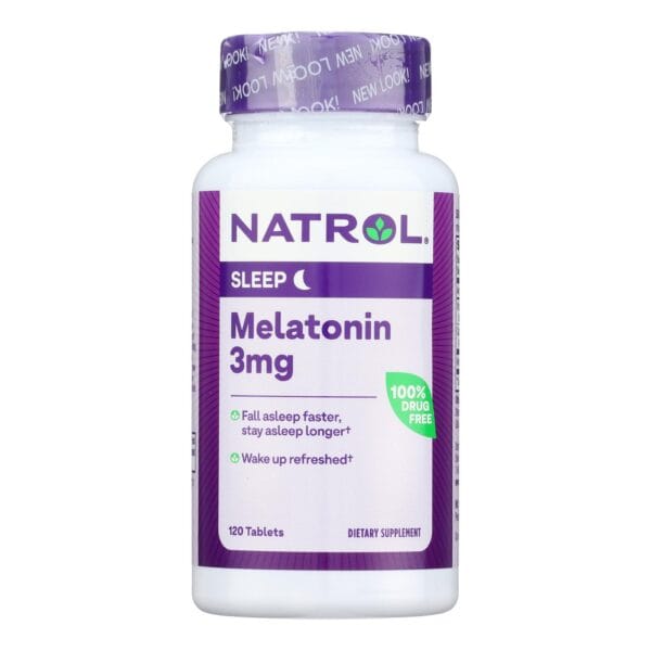Natrol Melatonin - 3 mg - 120 Tablets - Image 2