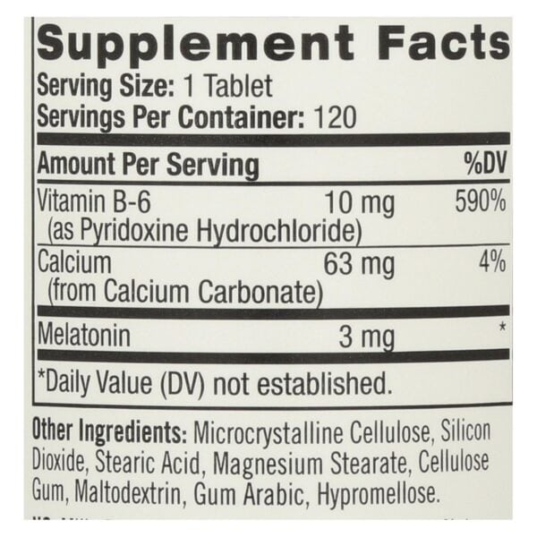 Natrol Melatonin - 3 mg - 120 Tablets - Image 3