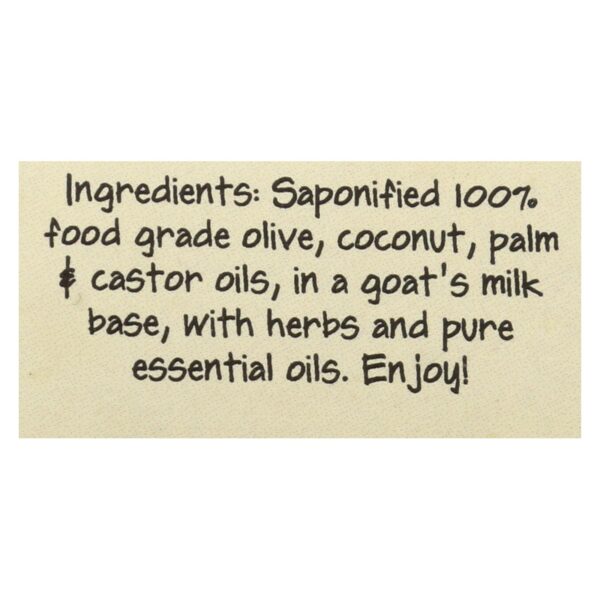 Zum - Soap Br Goatmlk Patchouli - Case of 6-3 OZ - Image 2