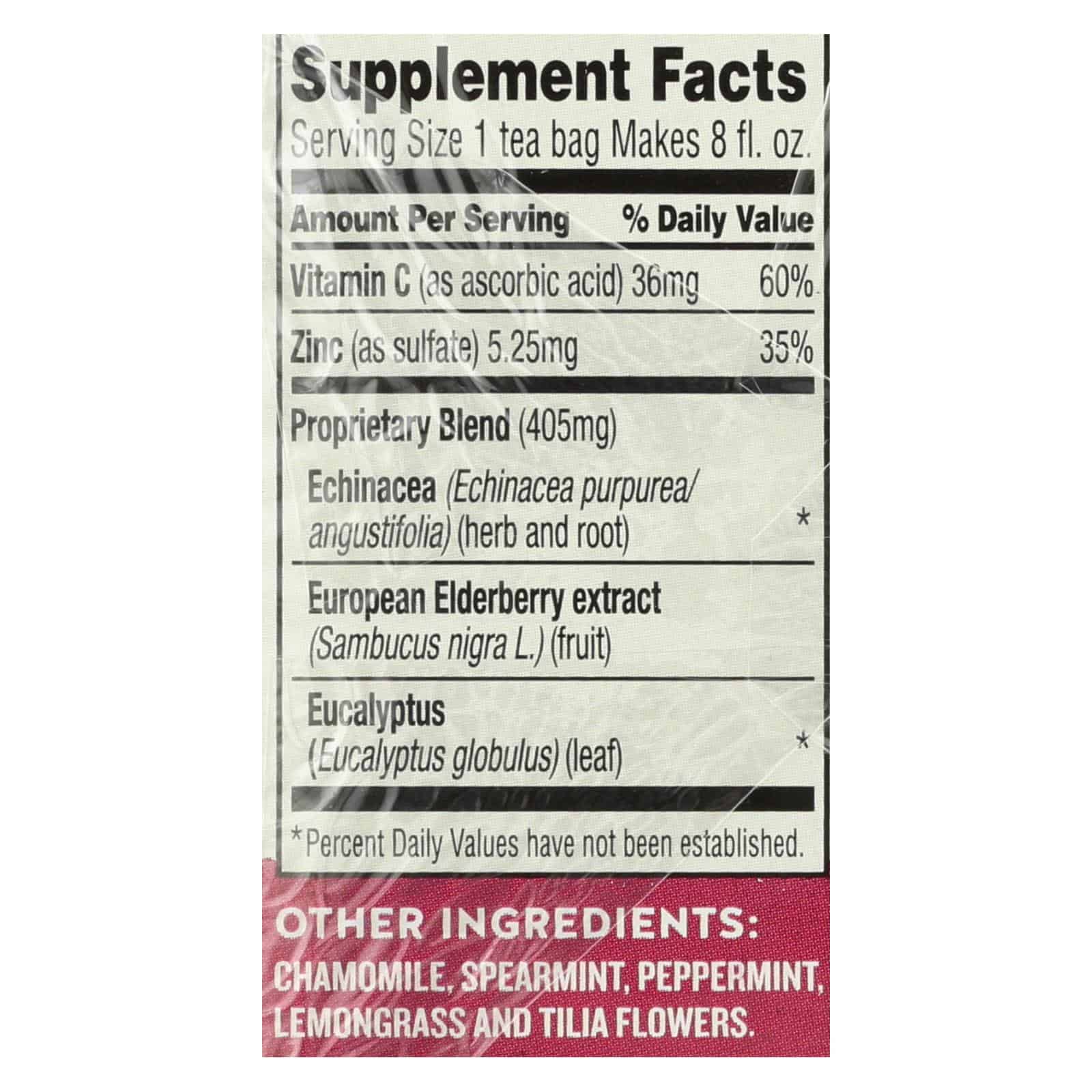 Celestial Seasonings Sleepytime Echinacea Complete Care Wellness Tea - 20 Tea Bags - Case of 6