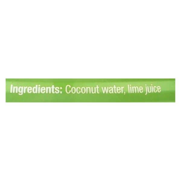 Amy and Brian - Coconut Water with Lime - Case of 12 - 17.5 fl oz