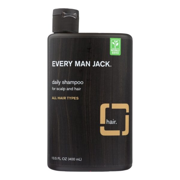Every Man Jack Daily Shampoo - Scalp and Hair - All Hair Types - Sandalwood - 13.5 oz - Image 2