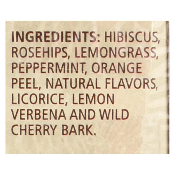 Celestial Seasonings Herbal Tea Caffeine Free Red Zinger - 20 Tea Bags - Case of 6