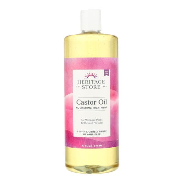 Heritage Products Castor Oil Hexane Free - 32 fl oz - Image 2