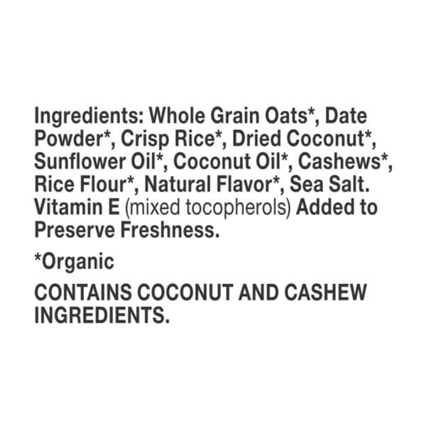 Cascadian Farm - Granola Organic Coconut Cashew - Case of 4-11 Ounces