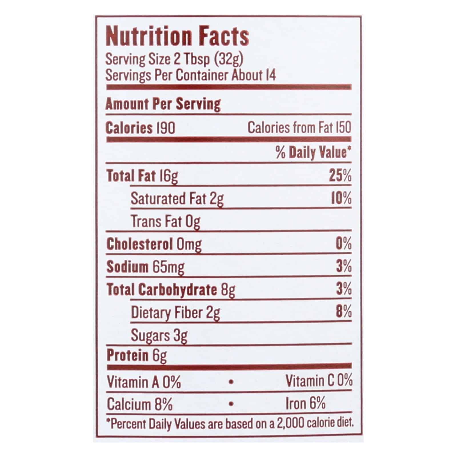 Justin's Nut Butter Almond Butter - Maple - Case of 6 - 16 oz. - Image 2