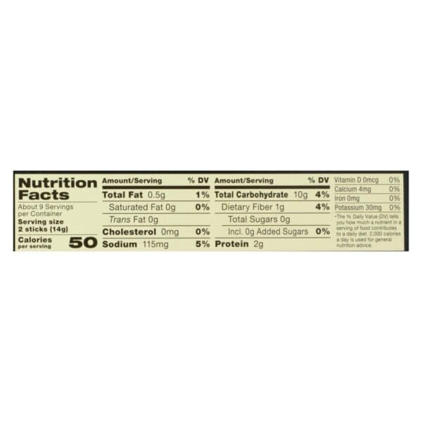 Alessi - Breadsticks - Garlic - Case of 12 - 4.4 oz.