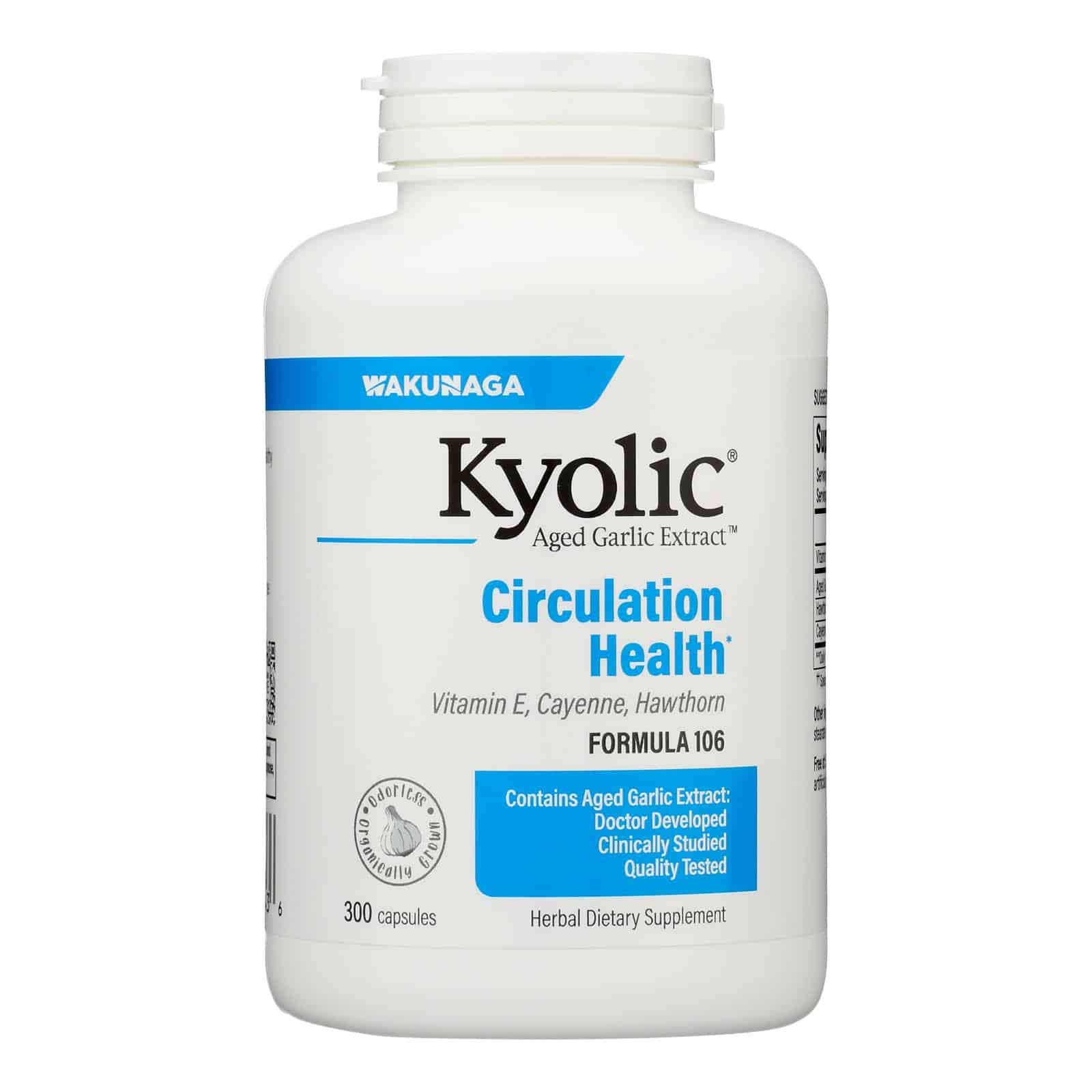 Kyolic - Aged Garlic Extract Circulation Formula 106 - 300 Capsules - Image 2