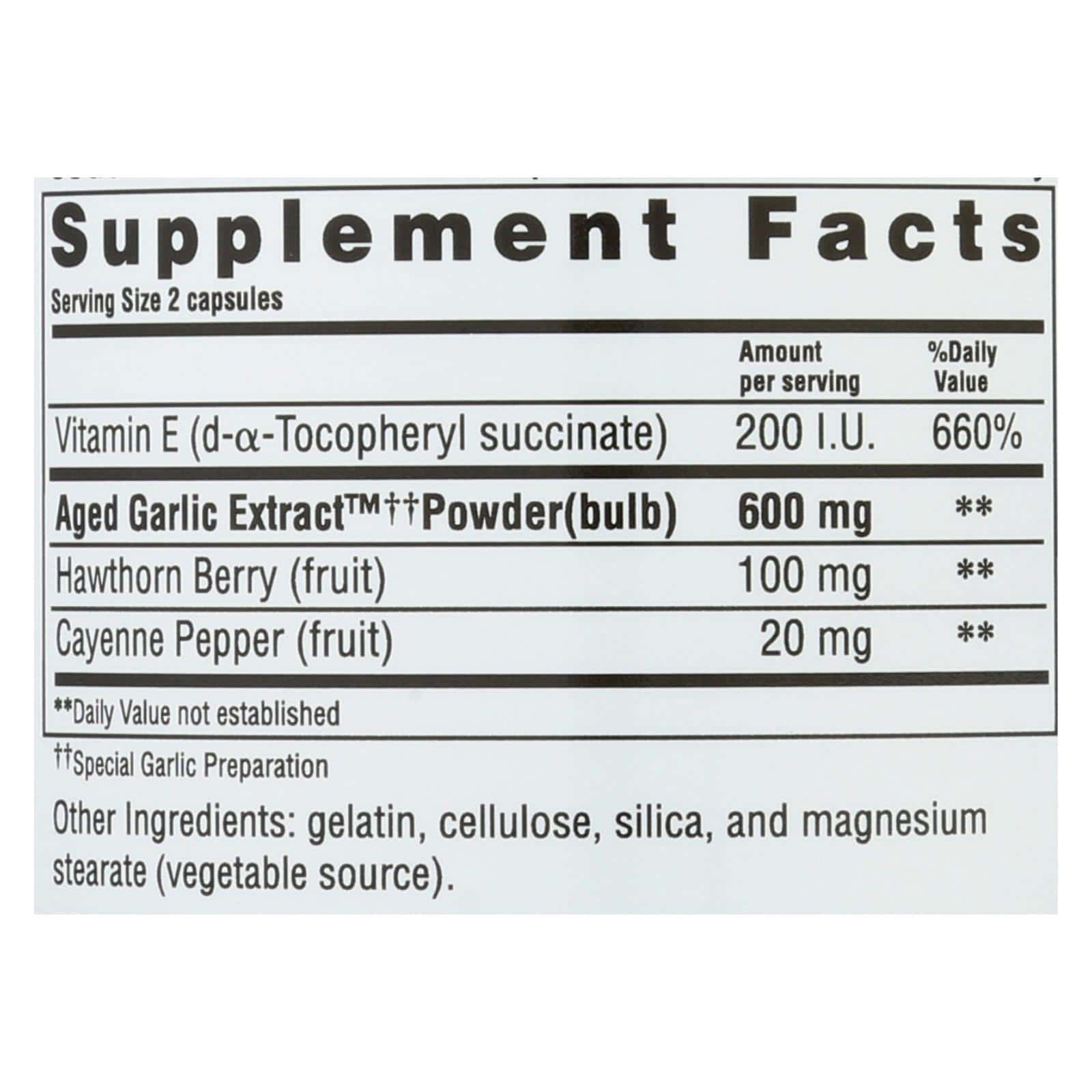 Kyolic - Aged Garlic Extract Circulation Formula 106 - 300 Capsules - Image 3