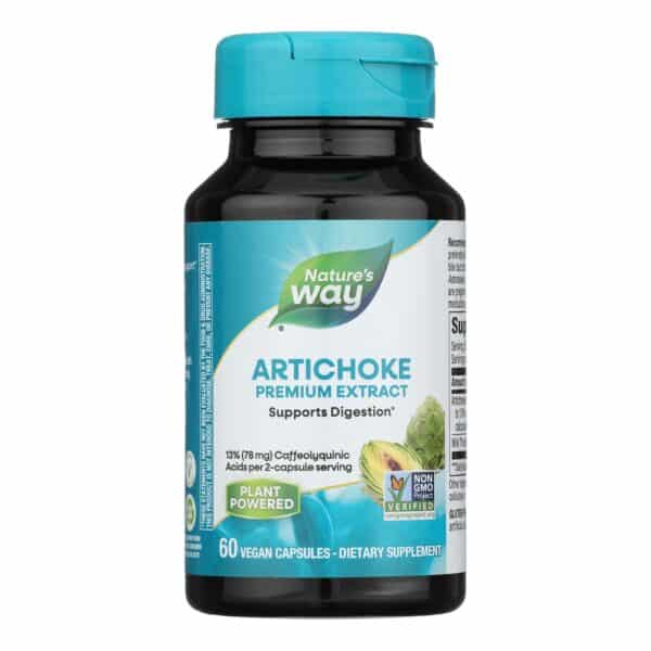 Nature's Way - Standardized Artichoke - 60 Capsules - Image 3