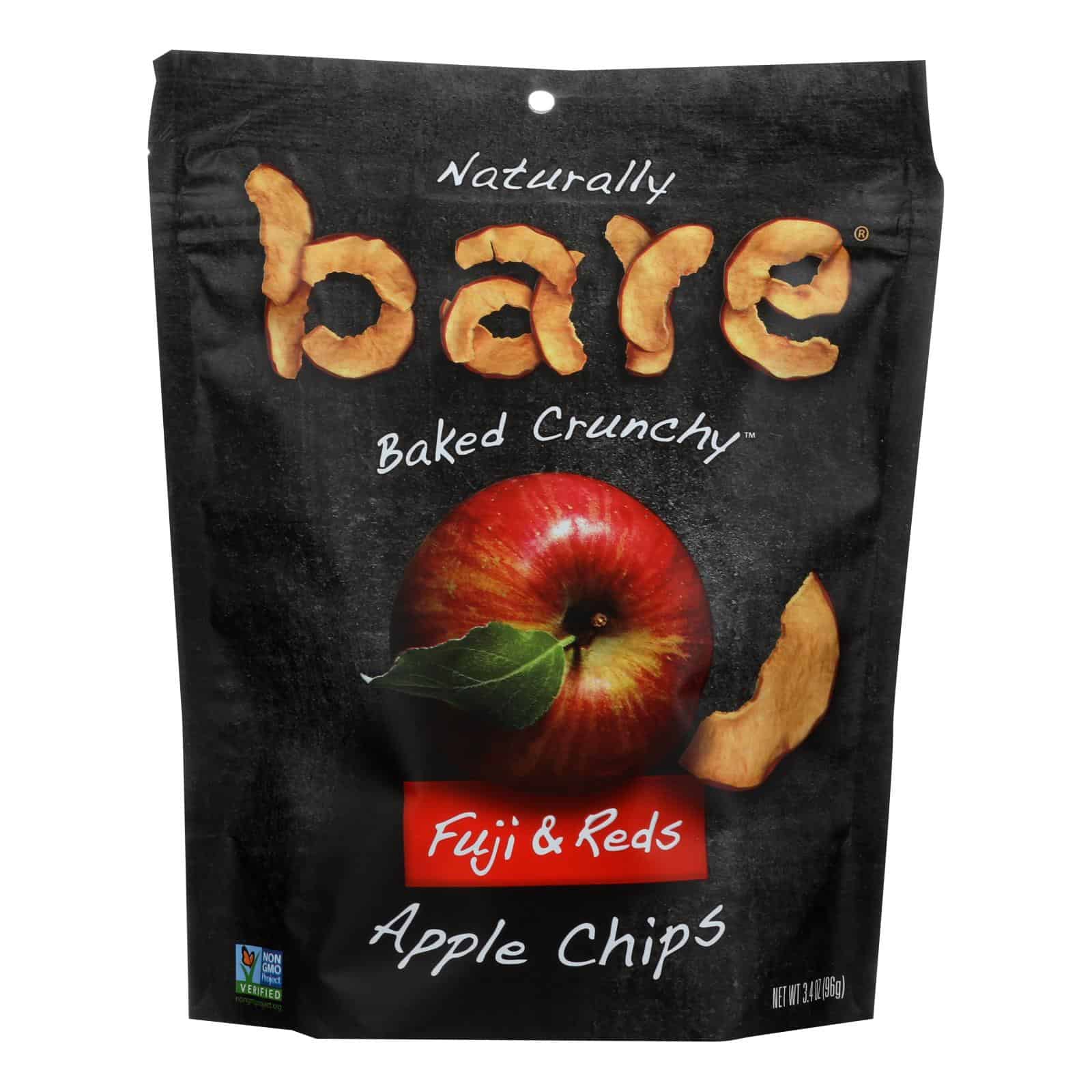 Bare Fruit Apple Chips - Fuji & Reds - Case of 12 - 3.4 oz - Image 2