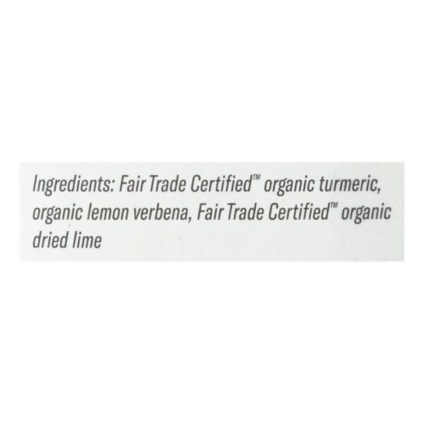 Numi Tea - Organic - Turmeric - Golden Tonic - 12 Bags - Case of 6 - Image 2