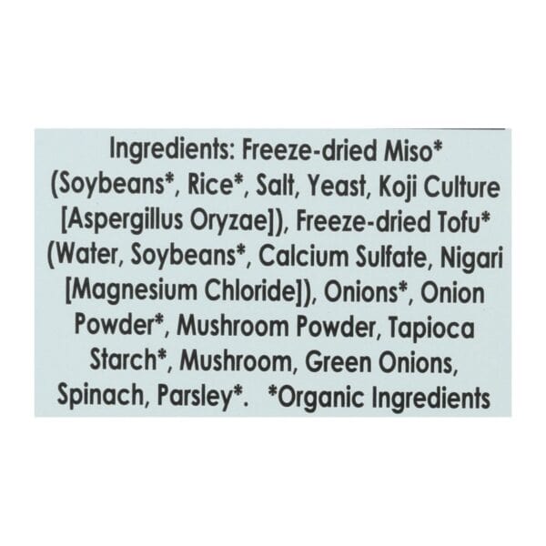 Edward and Sons Reduced Sodium Miso - Cup - Case of 12 - 1 oz.