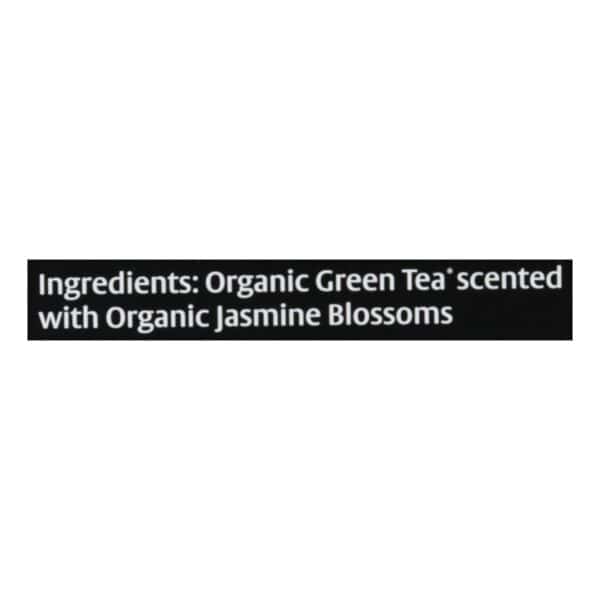 Choice Organic Teas Jasmine Green Tea - 16 Tea Bags - Case of 6