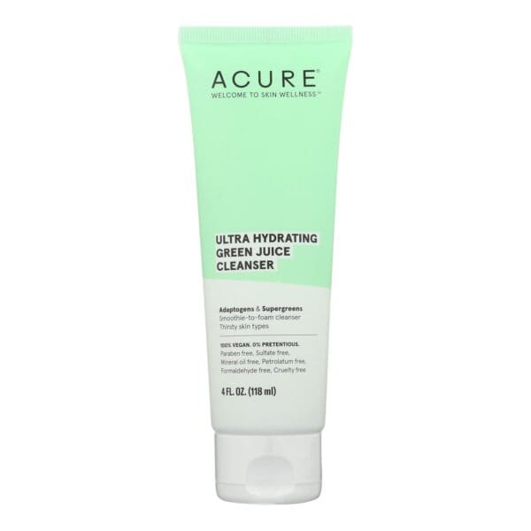 Acure - Cleanser Ultra Hydrt Green Juice - 1 Each-4 FZ - Image 2