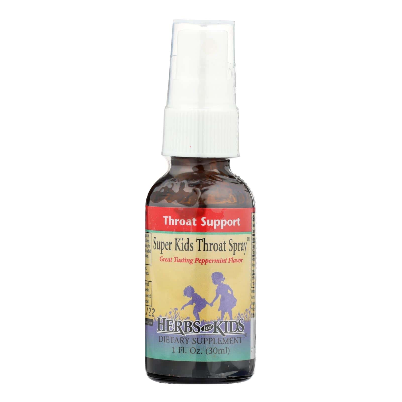 Herbs For Kids Super Kid's Throat Spray Peppermint - 1 fl oz - Image 3
