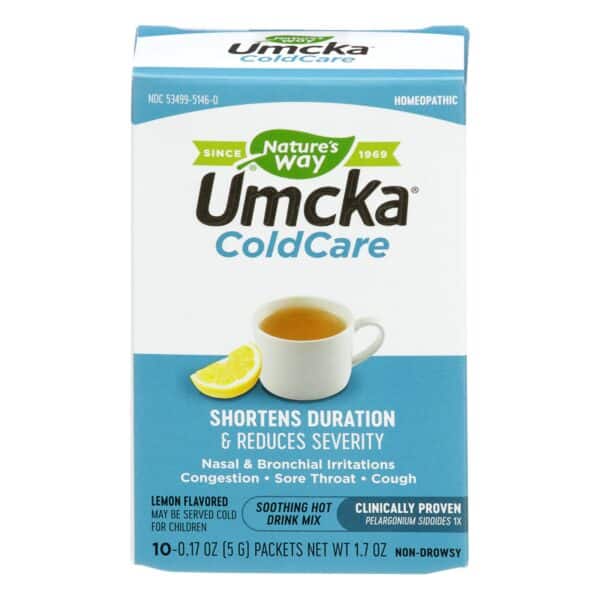 Nature's Way - Umcka ColdCare Soothing Hot Drink Lemon - 10 Packets - Image 2