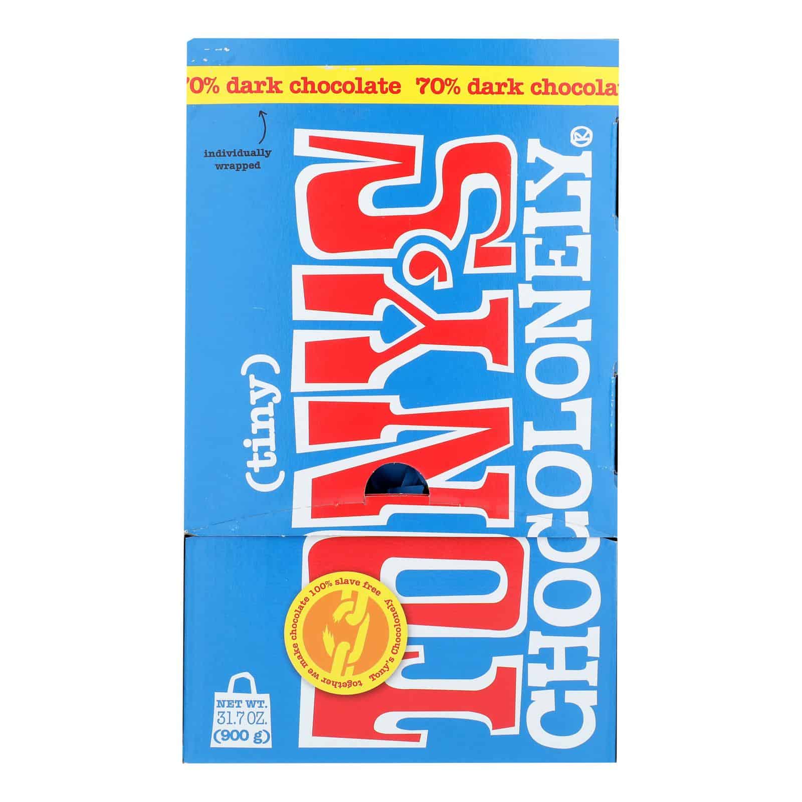 Tony's Chocolonely - Tt Dark Bulk Pck 100 Bites - 1 Each 1-31.7 OZ