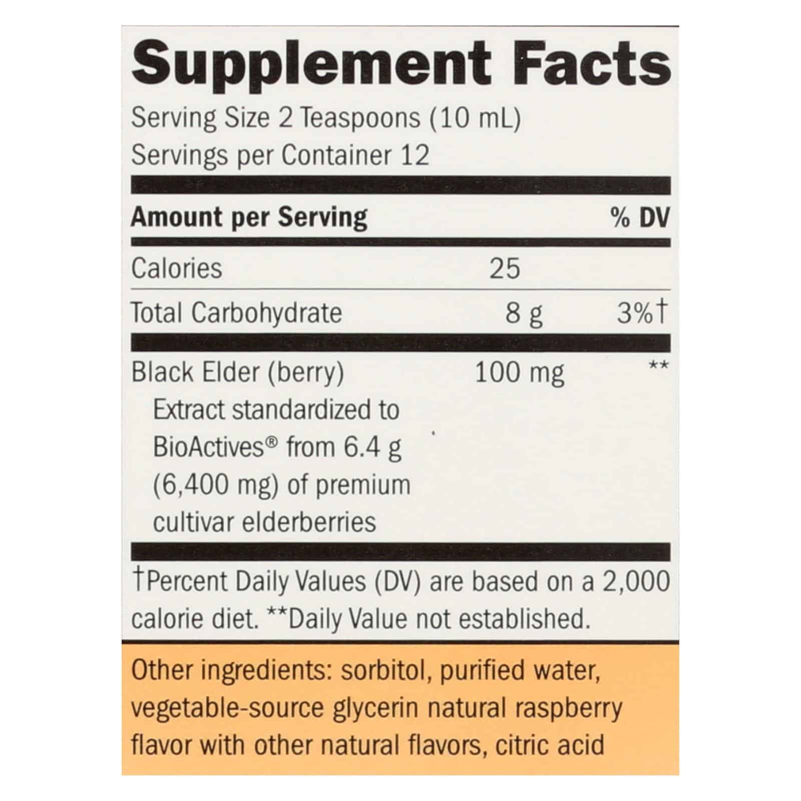 Nature's Way - Sambucus - Syrup - Sugar Free - 4 oz - Image 2