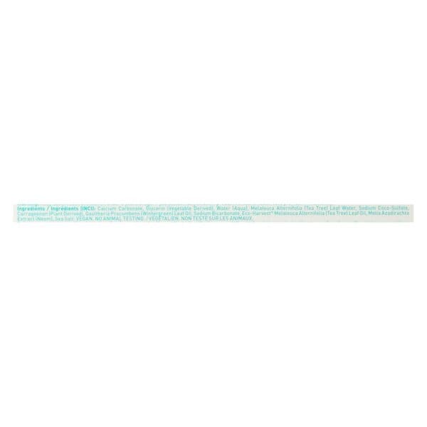 Desert Essence - Natural Tea Tree Oil and Neem Toothpaste Wintergreen - 6.25 oz