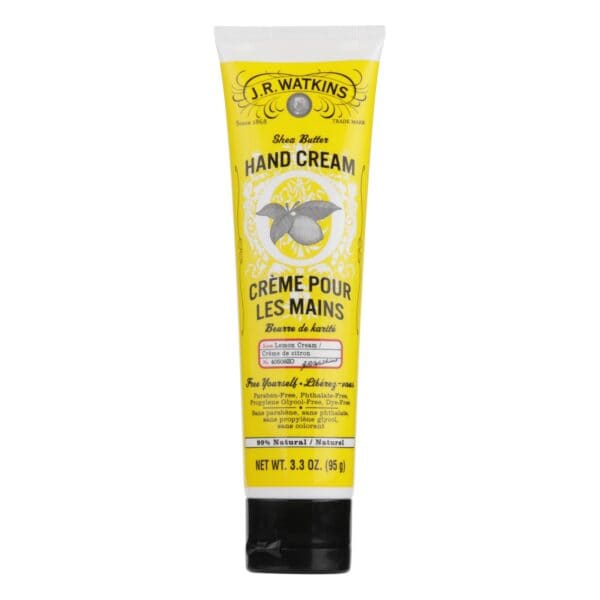 J.R. Watkins - Hand Cream - Lemon - Case of 3-3.3 FZ