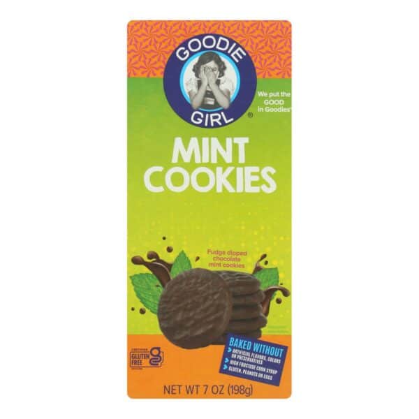 Goodie Girl Cookies Cookies - Mint Slims - Choclt - Case of 6 - 7 oz - Image 2