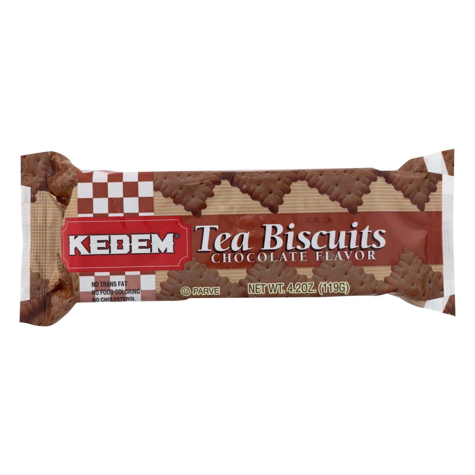 Kedem Tea Biscuits - Chocolate - Case of 24 - 4.2 oz. - Image 2