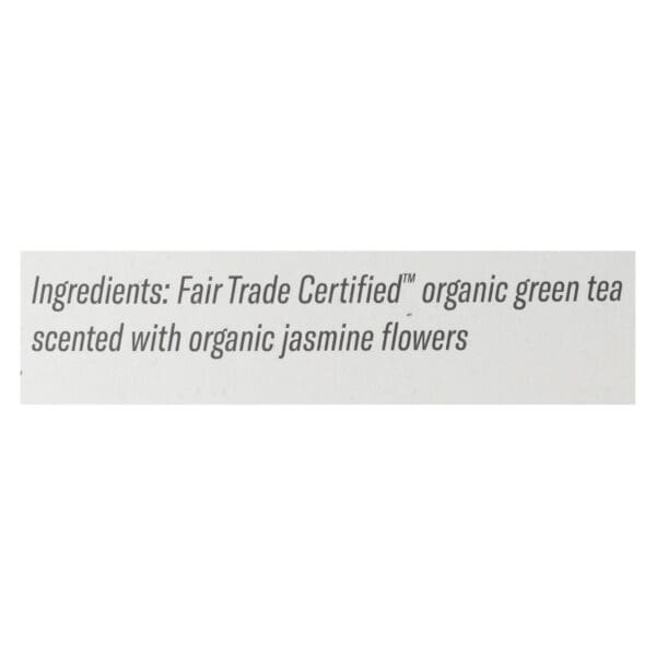 Numi Organic Tea Jasmine Green - 18 Tea Bags - Case of 6 - Image 2