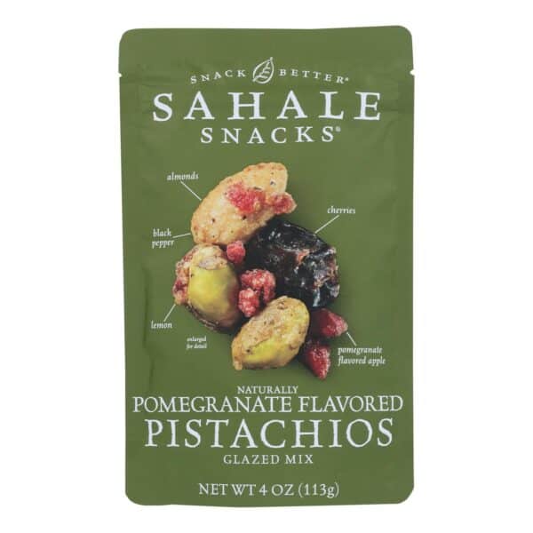 Sahale Snacks Premium Blend Pistachio - Pomegranate - Case of 6 - 4 oz. - Image 2