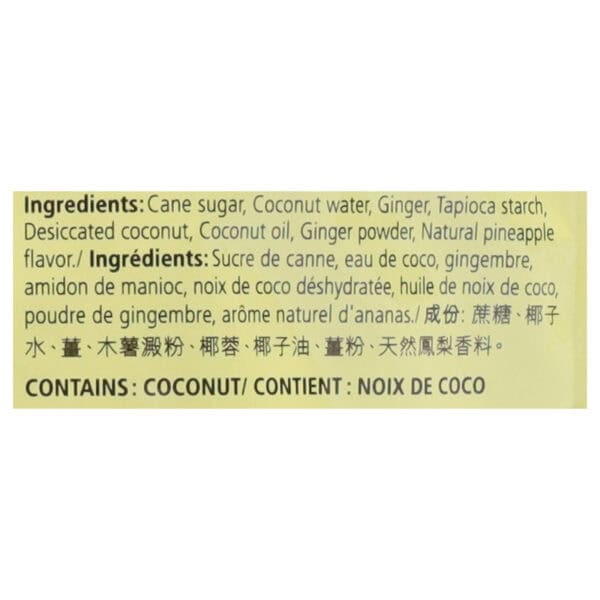 Prince Of Peace - Ginger Chews Pineap Cnut - EA of 1-4 OZ