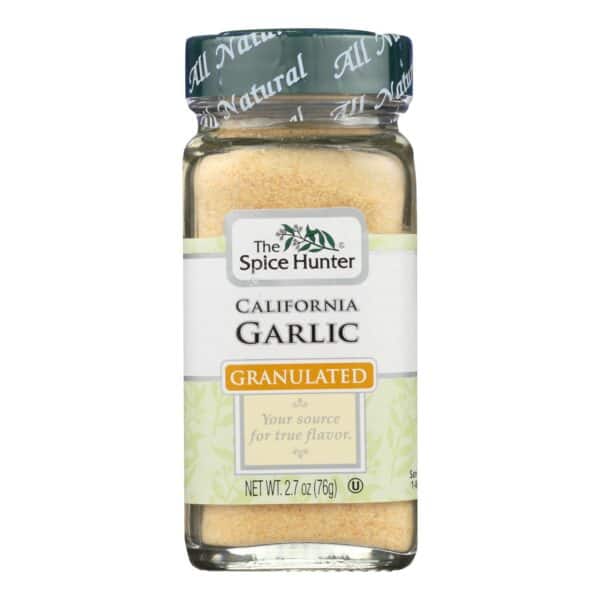 The Spice Hunter California Granulated Garlic  - Case of 6 - 2.7 OZ