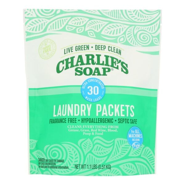 Charlie?S Soap Laundry Powder - Case of 6 - 30 CT