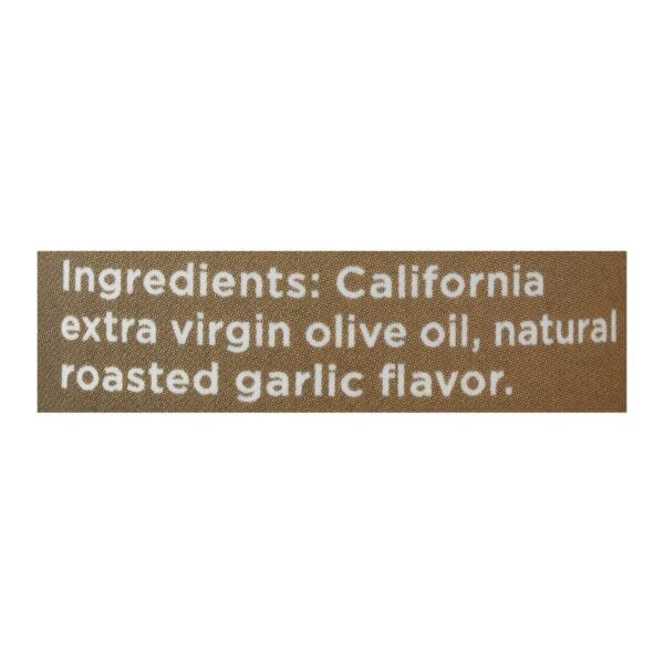 O Olive Oil Roasted Garlic Olive Oil  - Case of 6 - 8.5 FZ - Image 3