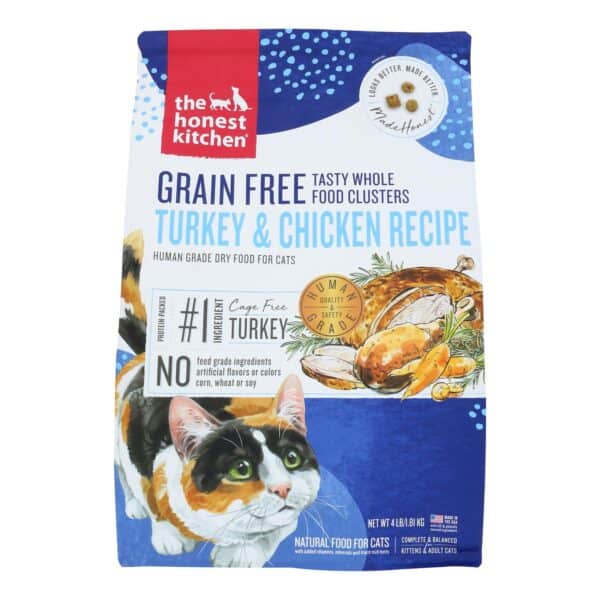 The Honest Kitchen - Cat Fd Green Free Trky&chkn - Case of 8-4 LB