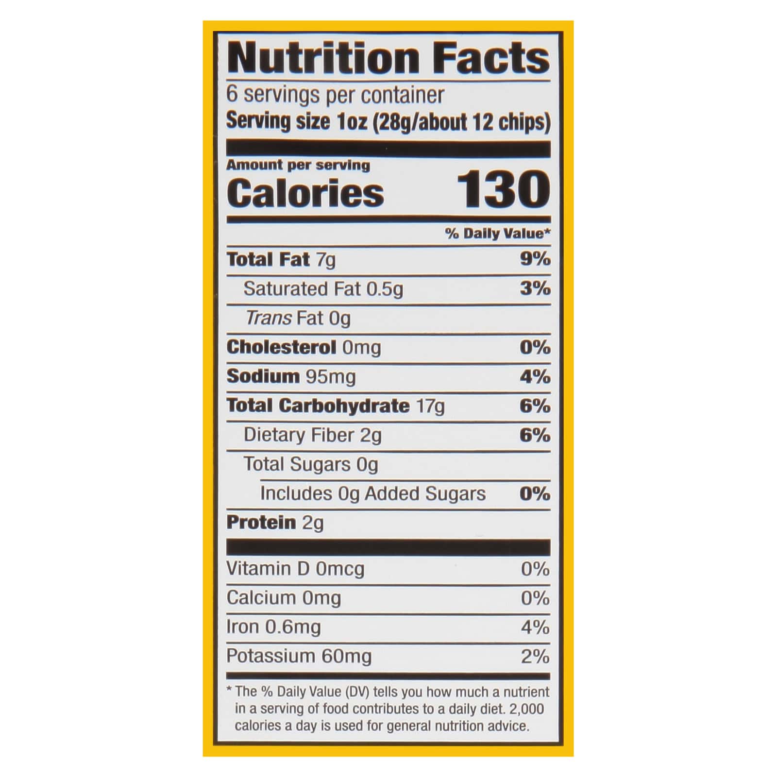 Garden Of Eatin' - Chip Yellow Corn - Case of 12-5.5 OZ