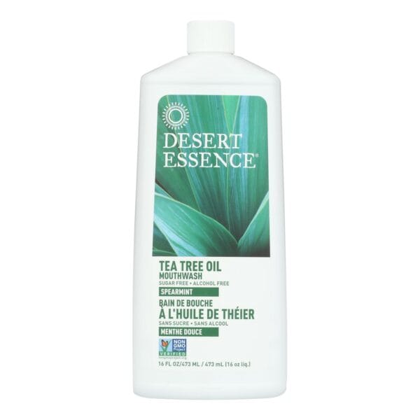 Desert Essence - Natural Refreshing Tea Tree Oil Mouthwash - 16 fl oz - Image 2